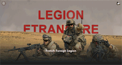 Desktop Screenshot of legion-etrangere.com