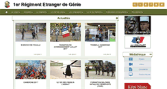 Desktop Screenshot of 1reg.legion-etrangere.com