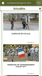 Mobile Screenshot of 1reg.legion-etrangere.com