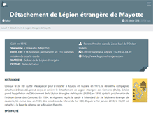 Tablet Screenshot of dlem.legion-etrangere.com