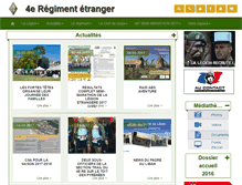 Tablet Screenshot of 4re.legion-etrangere.com
