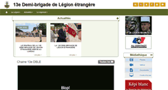 Desktop Screenshot of 13dble.legion-etrangere.com