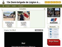 Tablet Screenshot of 13dble.legion-etrangere.com