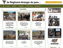 Tablet Screenshot of 2rep.legion-etrangere.com